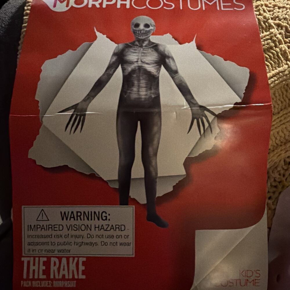 The Rake Full Bodysuit Boys L 10-12 Morph Costumes Horror Cosplay Costume